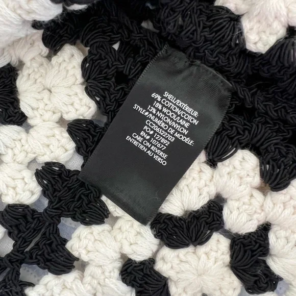 ALICE + OLIVIA ANDERSON CROPPED BOXY CARDIGAN WITH BOW